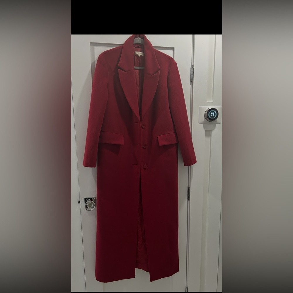 Solitaire Deep Cranberry Coat